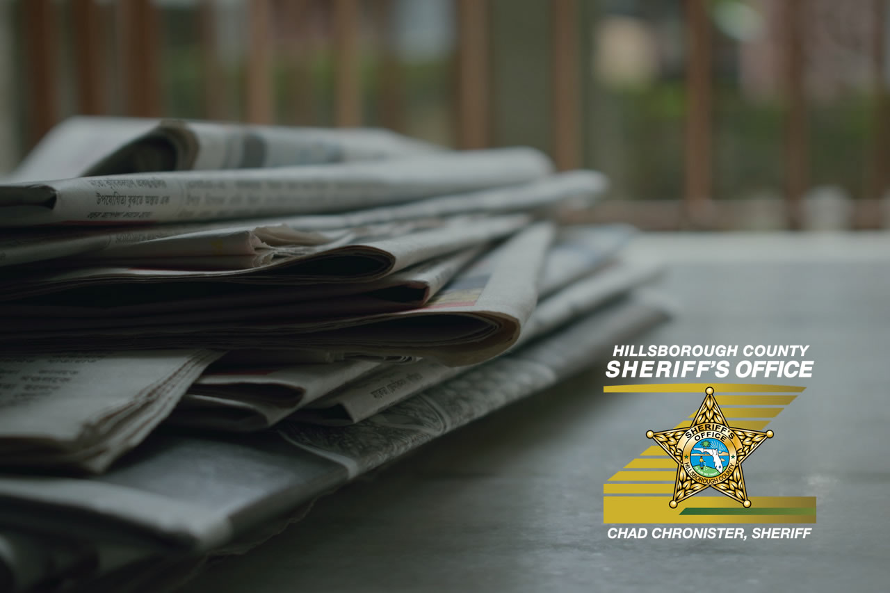 Image of news papers with HCSO Logo