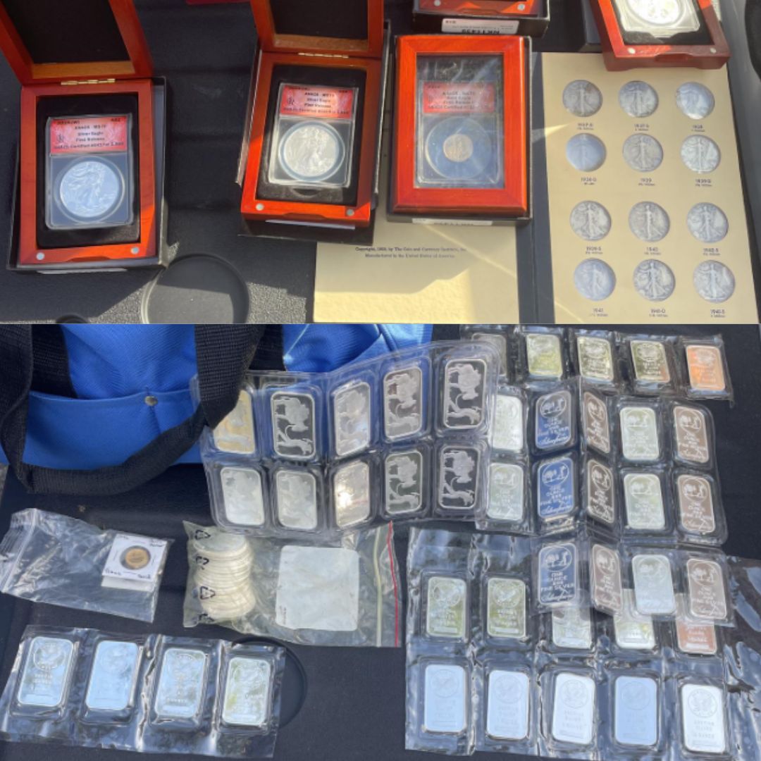 Over $50,000 of Silver Coins and Bars Recovered in Burglary