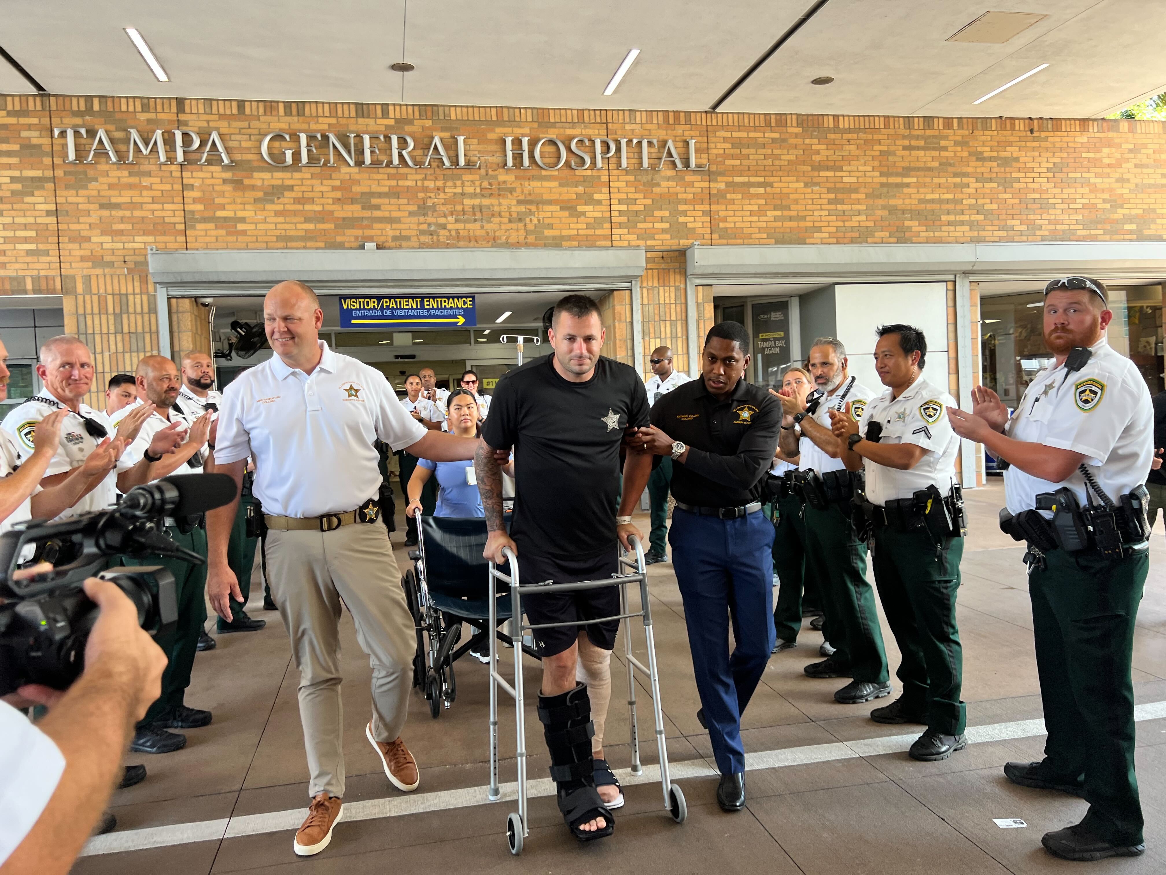 DEPUTY HALL RELEASED FROM HOSPITAL