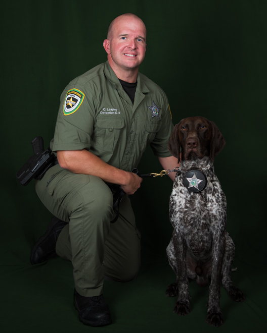 K9 Unit Clint Leapley  and Holmes Image