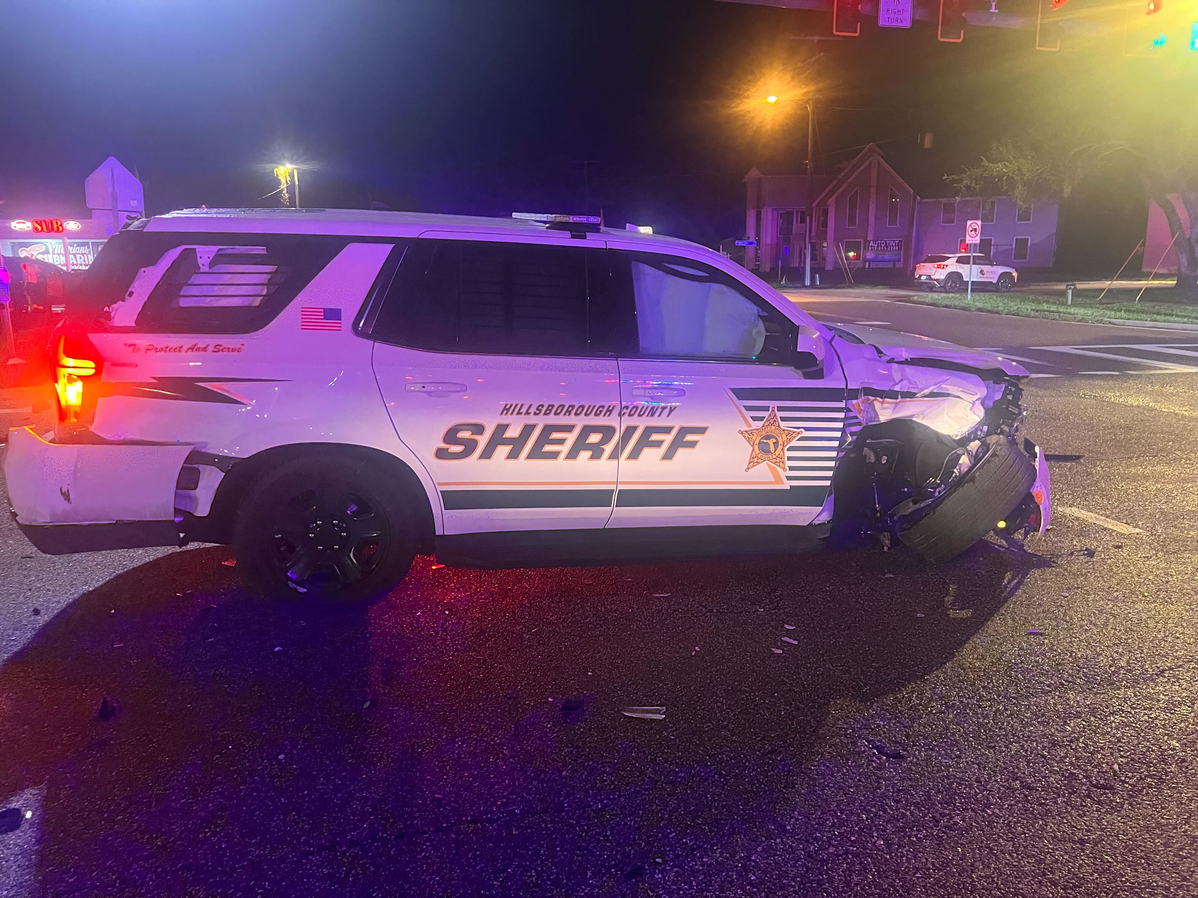DRIVER CHARGED WITH DUI AFTER CRASHING INTO DEPUTY