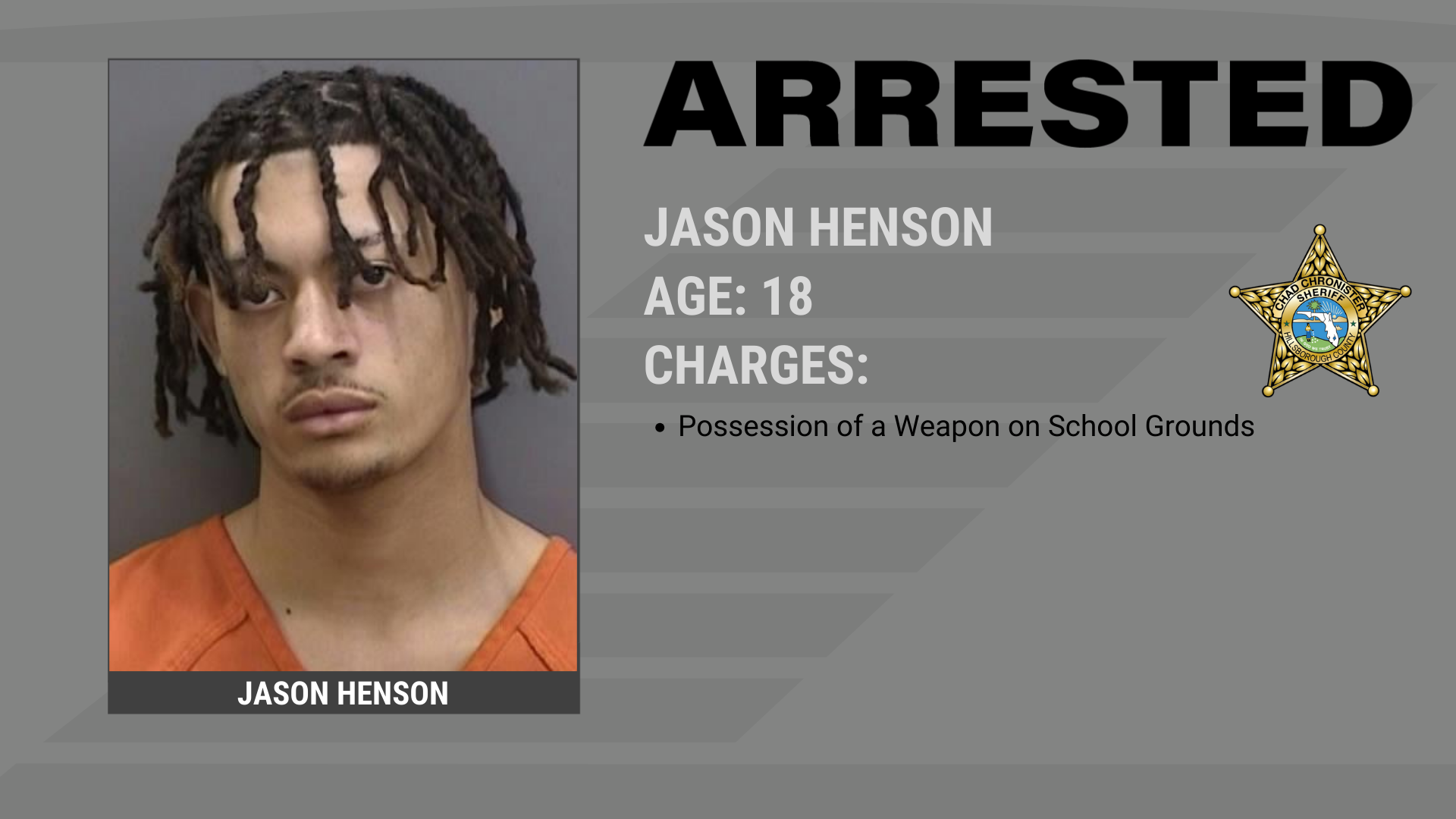 Student Arrested for Bringing Firearm to Campus