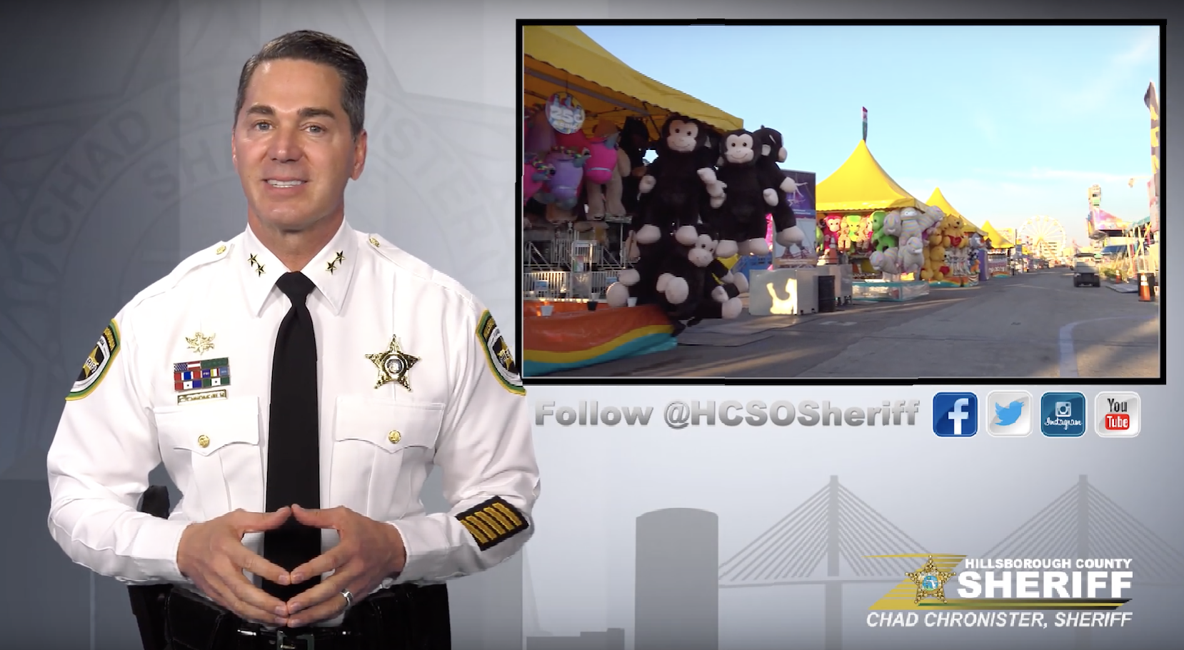 Sheriff Chad Chronister issues FL State Fair safety reminder