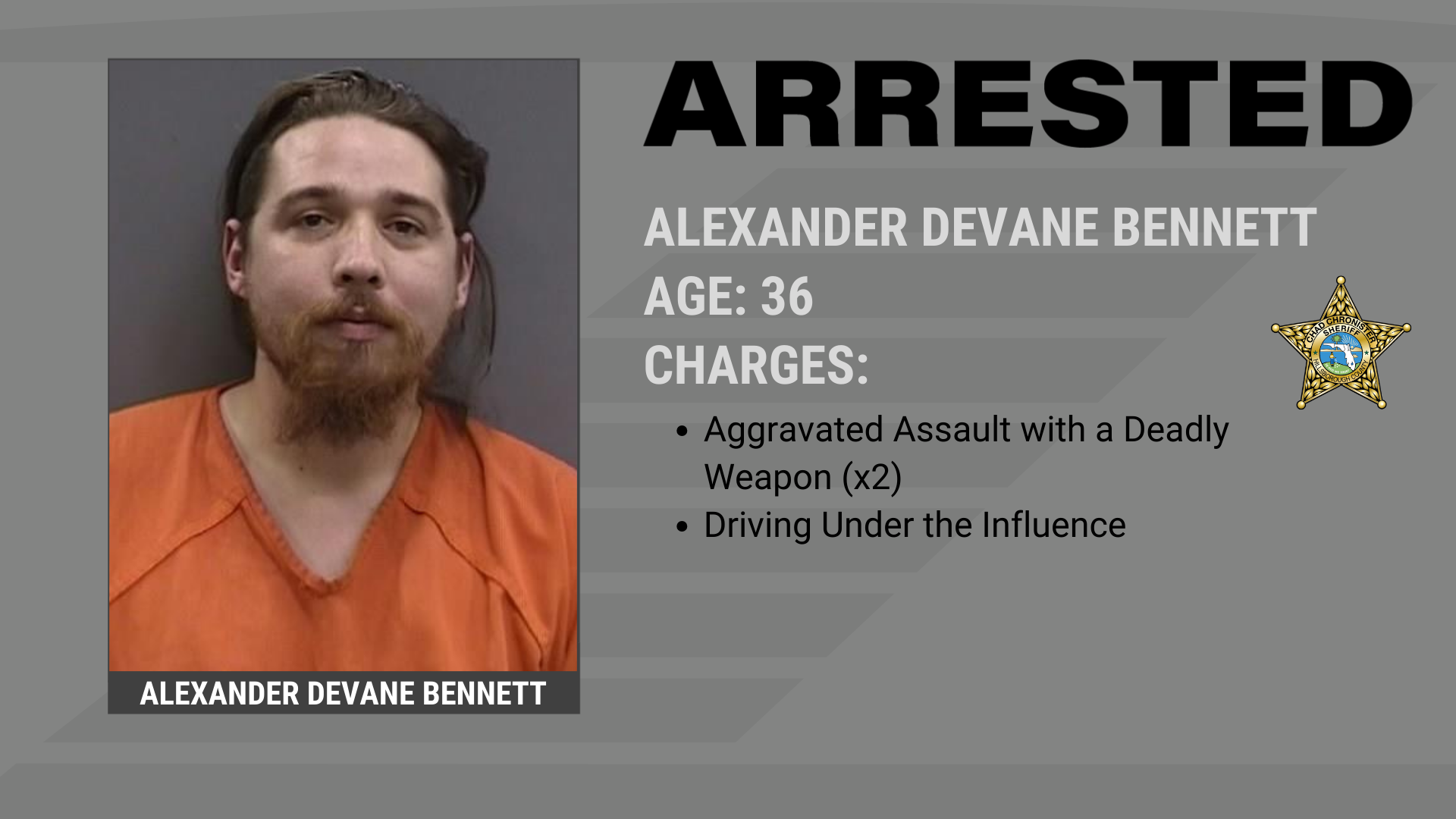 Man Arrested for Aggravated Assault with a Deadly Weapon