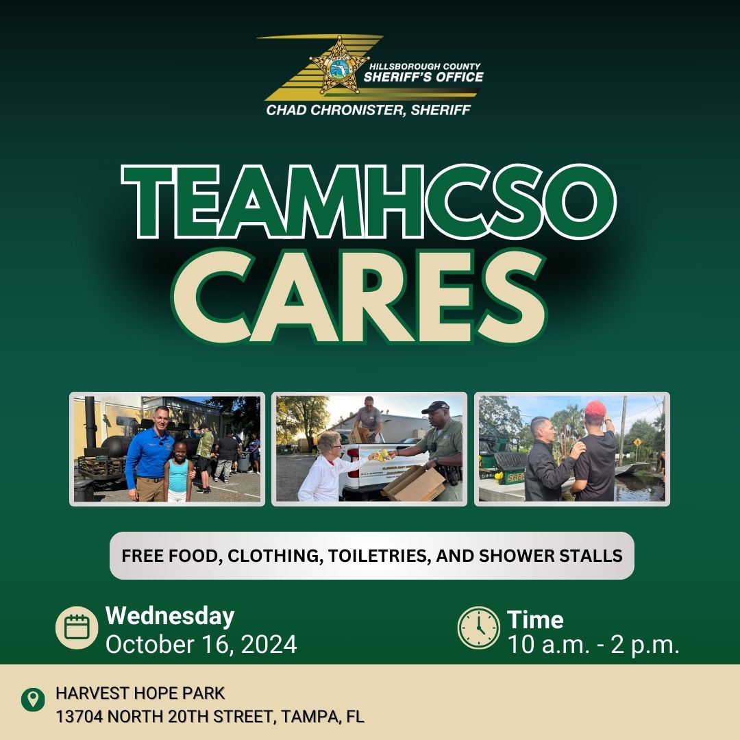 'teamHCSO Cares' will provide emergency items for hurricane victims