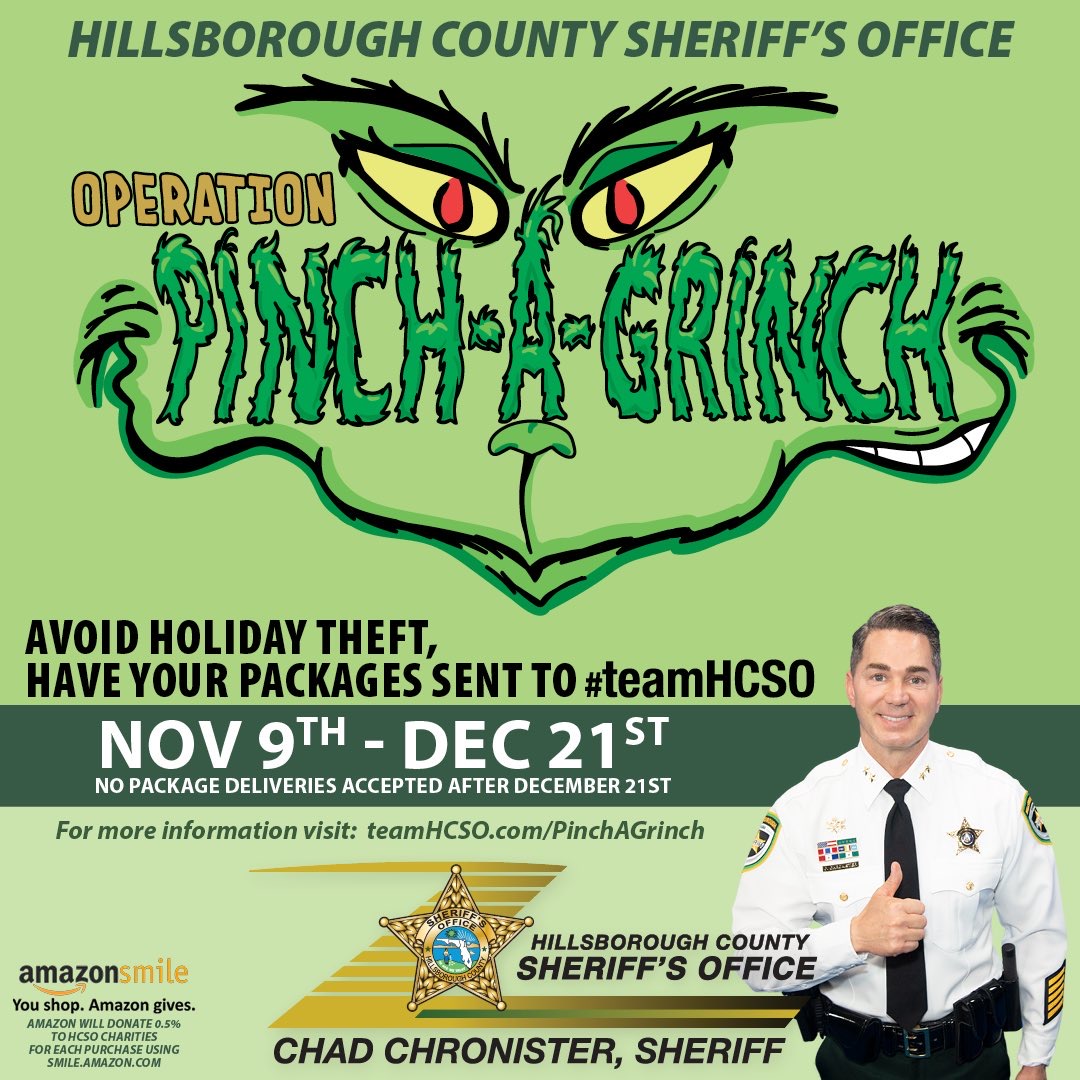 HCSO launches Operation Pinch-A-Grinch image